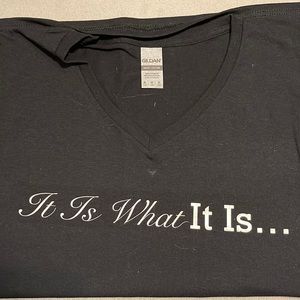 Black medium custom shirt